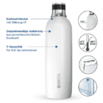Brita Wassersprudler SodaTrio Edelstahlflasche Weiss Gross 1045676684 1