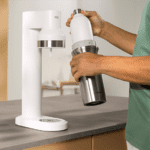 Brita Wassersprudler SodaTrio Edelstahlflasche Weiss Klein 1045676683 2