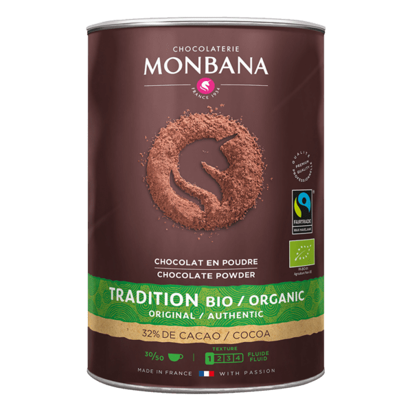 Chocolaterie Monbana Trinkschokolade Tradition Bio Organic 1000g 1035445717
