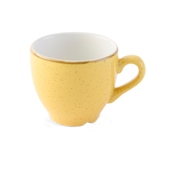 Churchill Super Vitrified Stonecast Espressotasse 100ml Mustrad Seed Yellow 1046742296