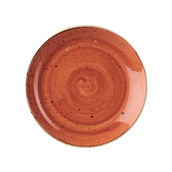 Churchill Super Vitrified Stonecast Teller 21 7cm Spiced Orange 1046742356