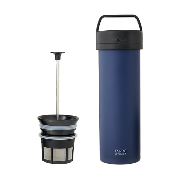 Espro P0 Ultralight Travel Coffee Press Aegean Blue 470ml 1047160412