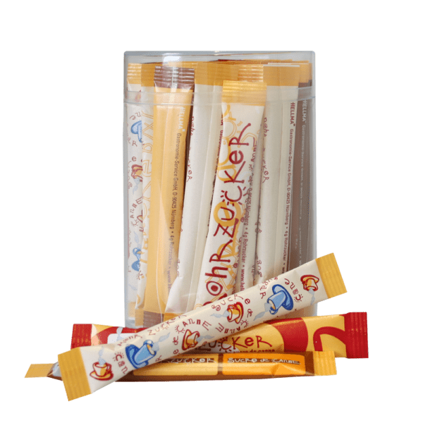 Hellma Rohrzucker Sticks 50 Portionen Je 4g 1029916096