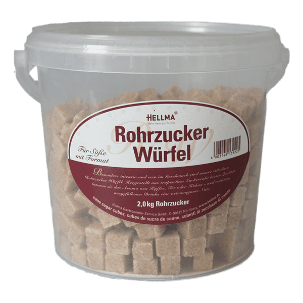 Hellma Rohrzucker Wuerfel 2 Kg 1029153032
