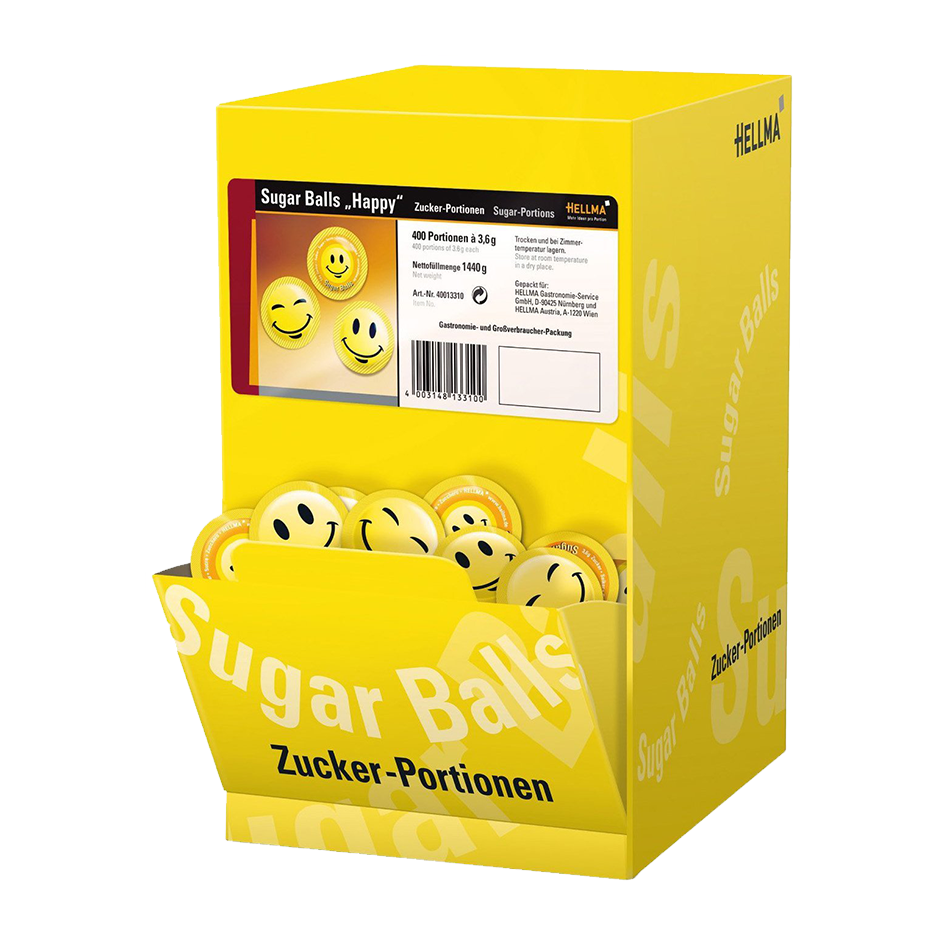 Hellma_Sugar_Balls_Happy_400_Portionen_1030818003 Hellma Sugar Balls Happy 400 Portionen 1030818003