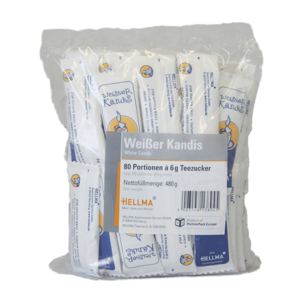 Hellma Weisser Kandis 80 Portionen Je 6g 1029107758