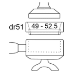 JoeFrex Dosing Ring Fuelltrichter Fuer Siebtraeger O51 1048742244 1