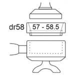 JoeFrex Dosing Ring Fuelltrichter Fuer Siebtraeger O58 1048742246 1