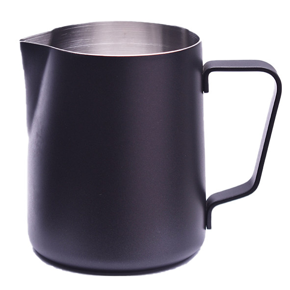 JoeFrex Milchkaennchen Mit Pulverbeschichtung Schwarz 590ml 1036663458