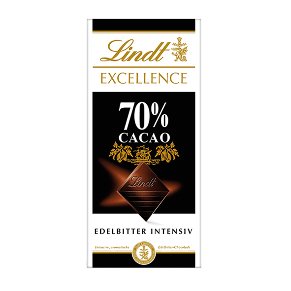 Lindt Excellence 70 Kakao Edelbitter Intensiv 100g Tafel 1037825678