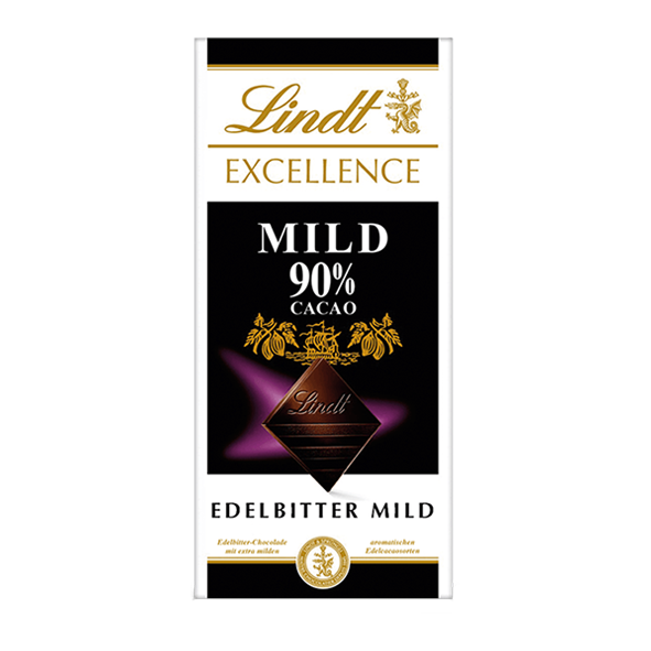Lindt Excellence 90 Kakao Edelbitter Mild 100g Tafel 1037825977