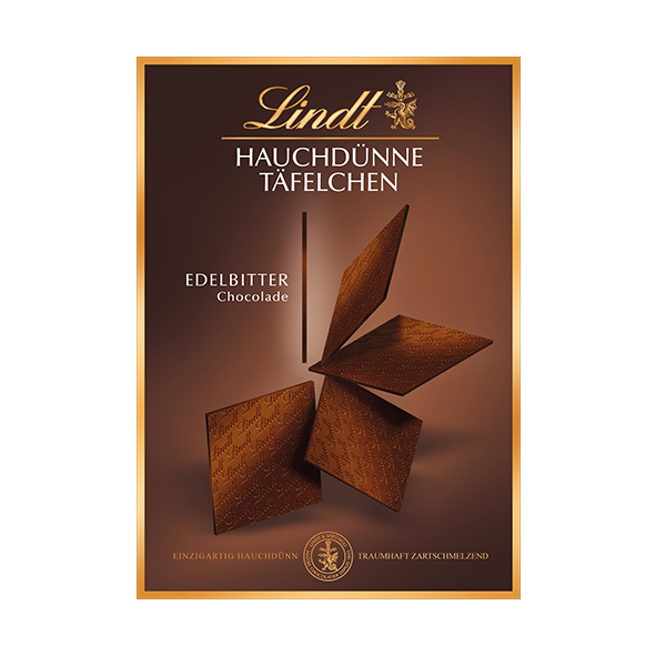 Lindt Hauchduenne Taefelchen Edelbitter 125g 1044542719