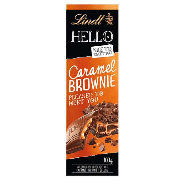 Lindt Hello Caramel Brownie 100g Tafel 1037823931