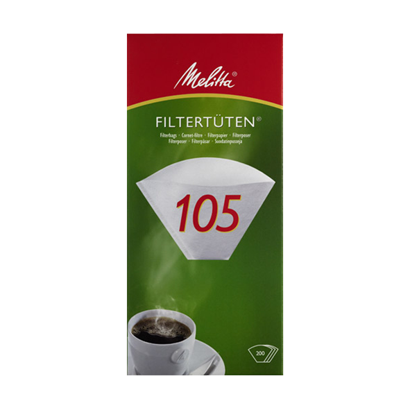 Melitta Filtertueten 105 Weiss 200 Stueck 1045051450