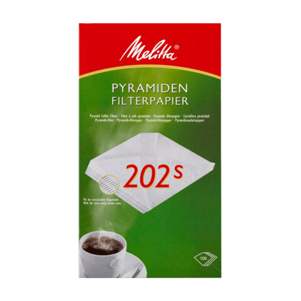 Melitta Pyramiden Filterpapier 202S 100 Stueck 1030882643