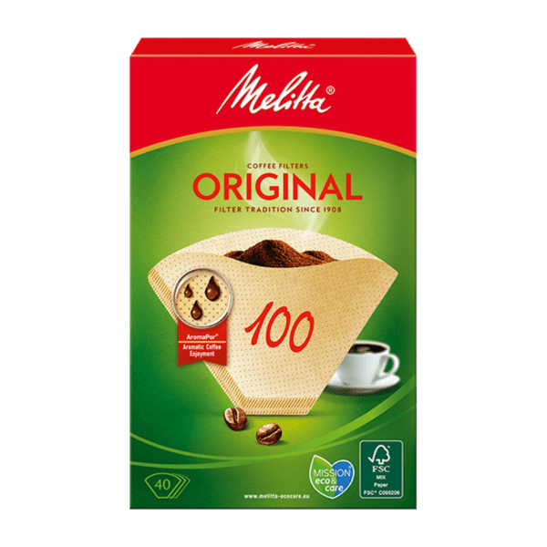 Melitta R Filtertueten Original Typ 100 Naturbraun 40 1031411676