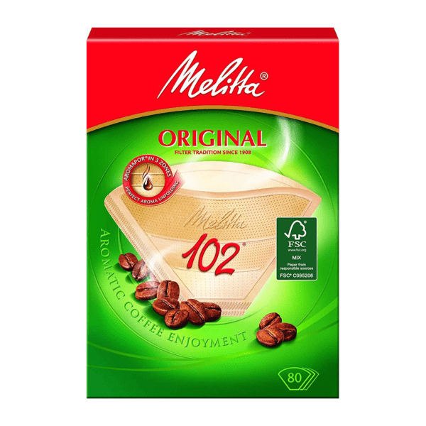 Melitta R Filtertueten Original Typ 102 Naturbraun 80 1031411276