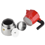 Milu Induktion Espressokocher Set Rot 300ml 6 Tassen 1045052842 1