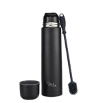 Milu Thermoskanne Edelstahl Schwarz 1000ml 1046053189 1