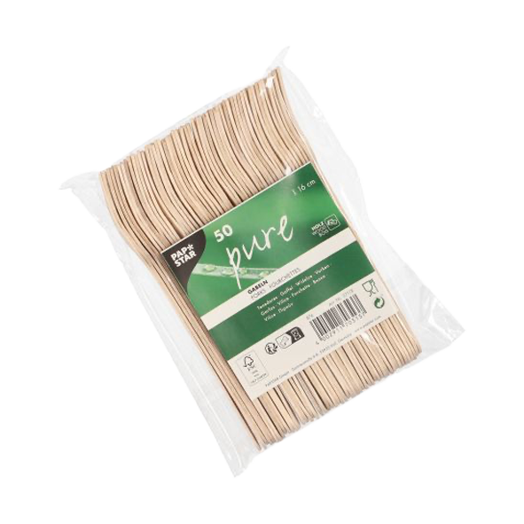 PAPSTAR_Holzgabeln_pure_16cm_1049977616 PAPSTAR Holzgabeln Pure 16cm 1049977616