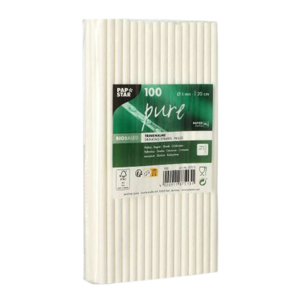 PAPSTAR_Pure_Trinkhalme_O_6_mm_20_cm_weiss_1048772092 PAPSTAR Pure Trinkhalme O 6 Mm 20 Cm Weiss 1048772092