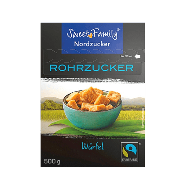 Sweet Family Rohrzucker Wuerfel 500g 1030505616