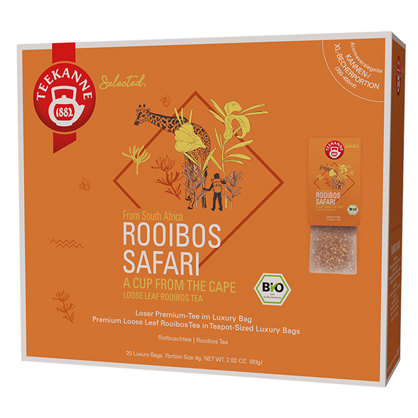 Teekanne Selected Bio Rooibos Safari 20 Luxury Bags 1036406967