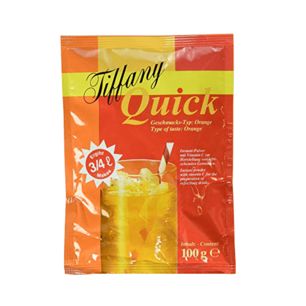 Tiffany Quick Instant Pulver Orange 100g 1034143018