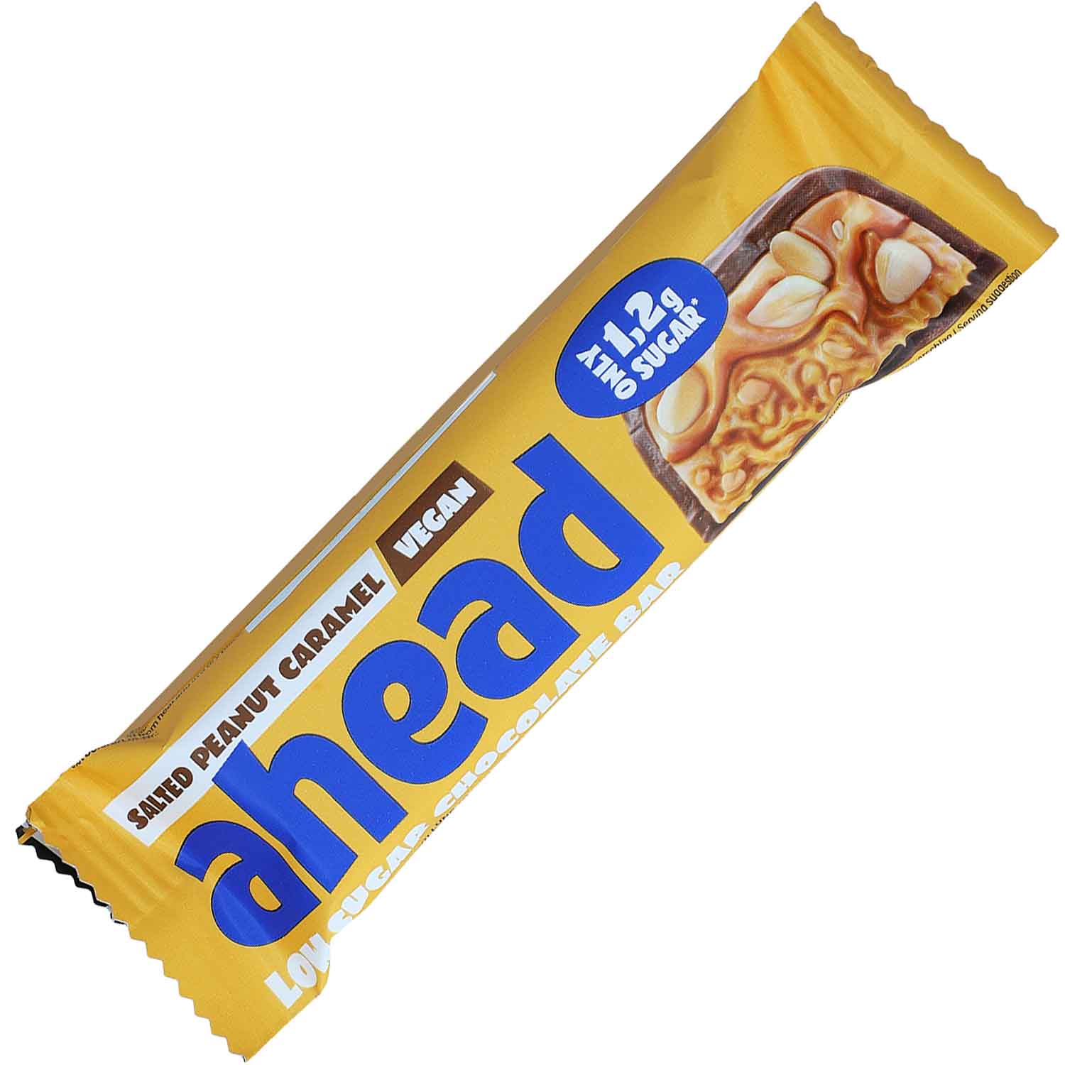 ahead-low-sugar-chocolate-bar-salted-peanut-caramel-vegan-35g-no1-4842 Ahead Low Sugar Chocolate Bar Salted Peanut Caramel Vegan 35g No1 4842