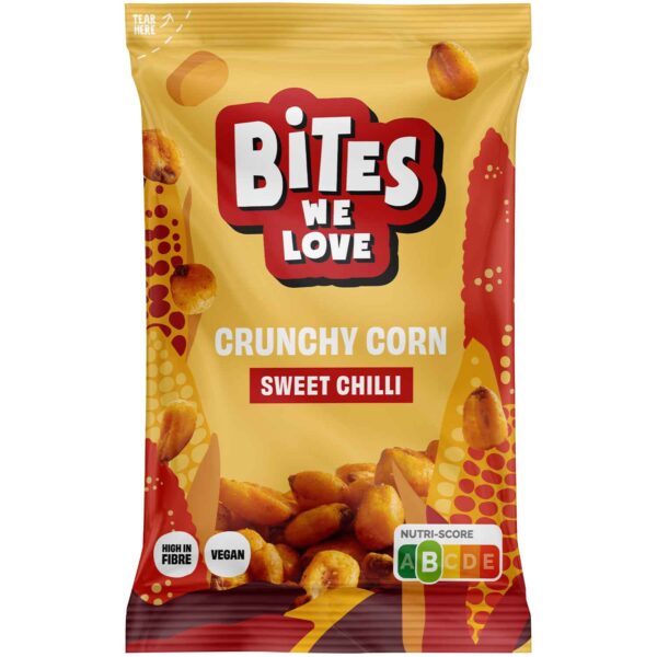 Biteswelove Crunchy Corn Sweet Chilli 28g No1 2744