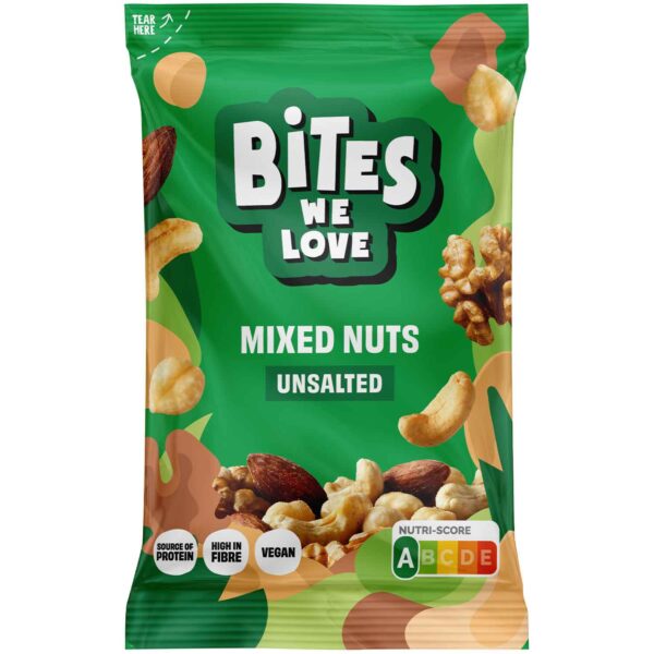 Biteswelove Mixed Nuts Unsalted 30g No1 1454