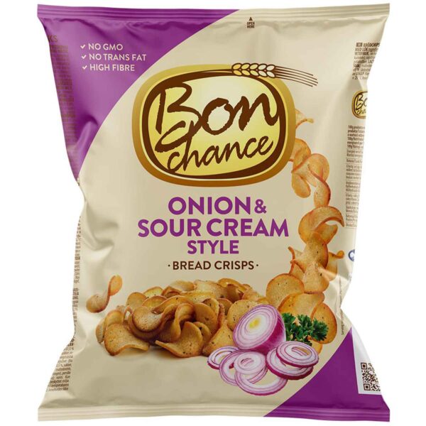 Bon Chance Bread Crisps Onion Amp Sour Cream Style 240g No1 0002