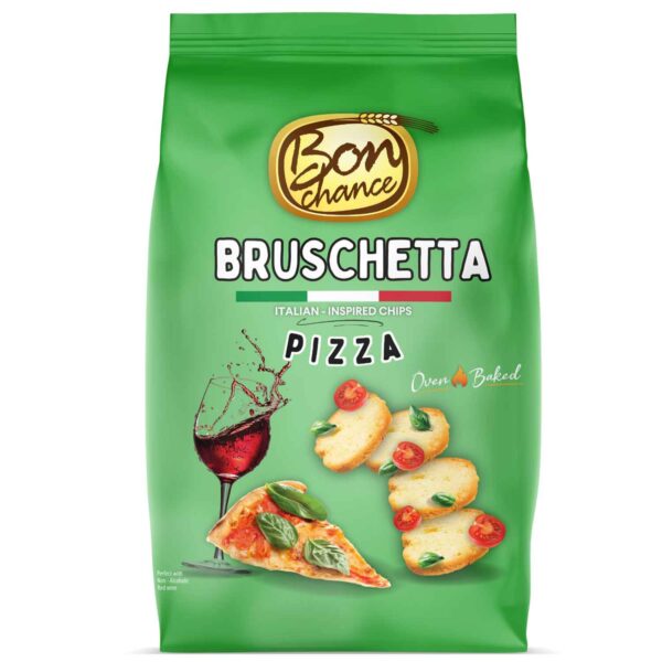 Bon Chance Bruschetta Crisps Pizza Flavour 70g No1 3636