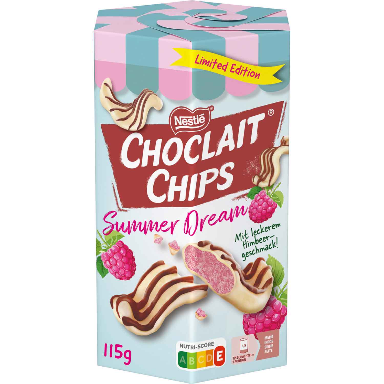 choclait-chips-himbeere-115g-no1-5824 Choclait Chips Himbeere 115g No1 5824