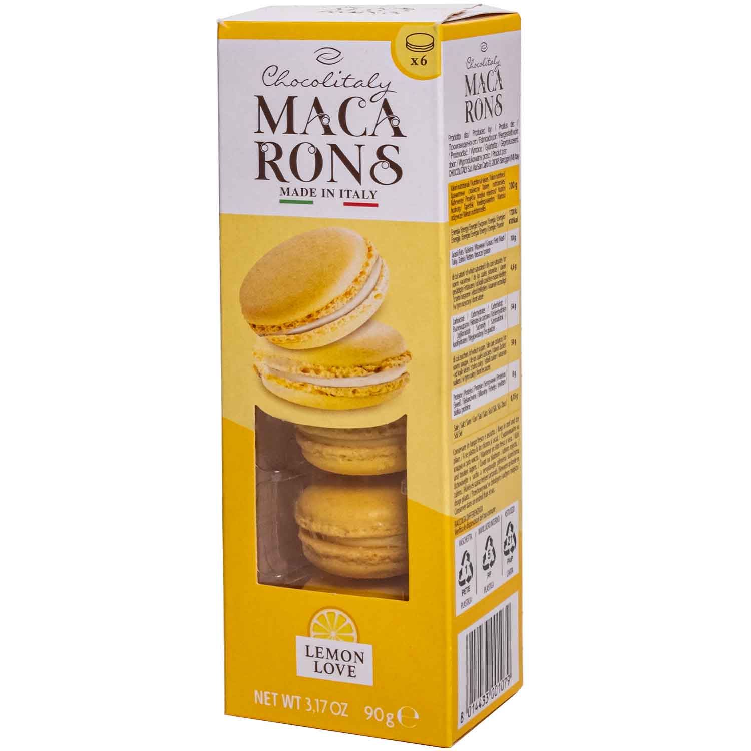 chocolitaly-macarons-lemon-love-90g-no1-1045 Chocolitaly Macarons Lemon Love 90g No1 1045