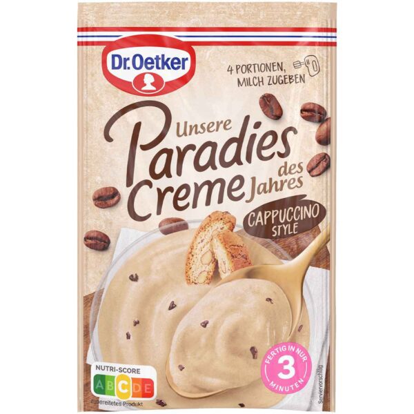 Dr. Oetker Paradies Creme Des Jahres Cappuccino Style 55g No1 2045