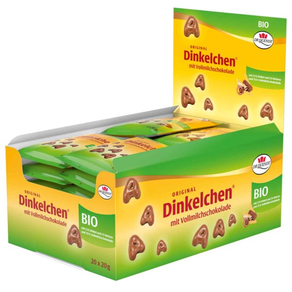 Dr. Quendt Dinkelchen Vollmilch Bio 20x20g No1 4339