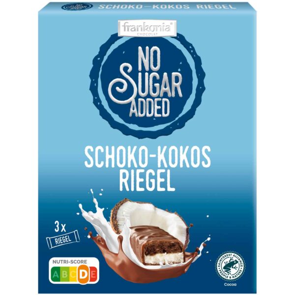 Frankonia No Sugar Added Schoko Kokos Riegel 3er No1 4727