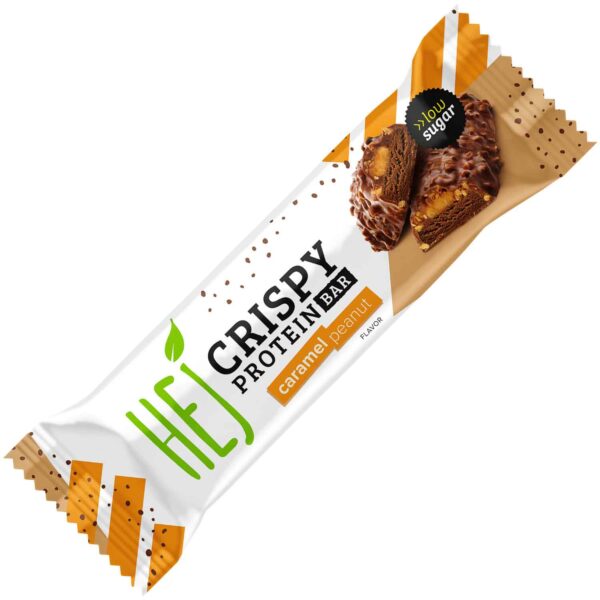 Hej Protein Riegel Crispy Caramel Peanut 45g No1 1339