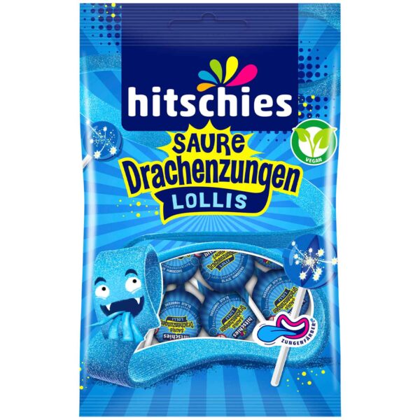 Hitschies Saure Drachenzungen Lollis 128g No1 5331