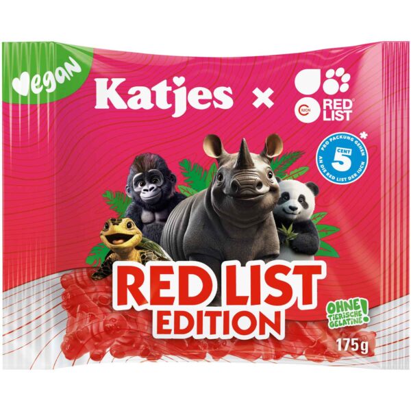 Katjes 039 Red List Edition 039 175g No1 1741