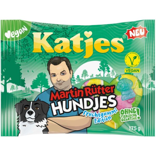 Katjes Martin Ruetter Fruchtgummi Hundjes 175g No1 1531
