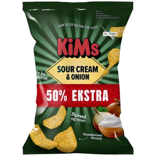 Kims Sour Cream Amp Onion 255g No1 0913