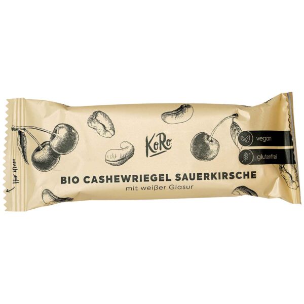 Koro Bio Cashewriegel Sauerkirsche 50g No1 1759