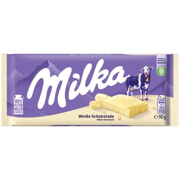 Milka Weisse Schokolade 90g No1 0853