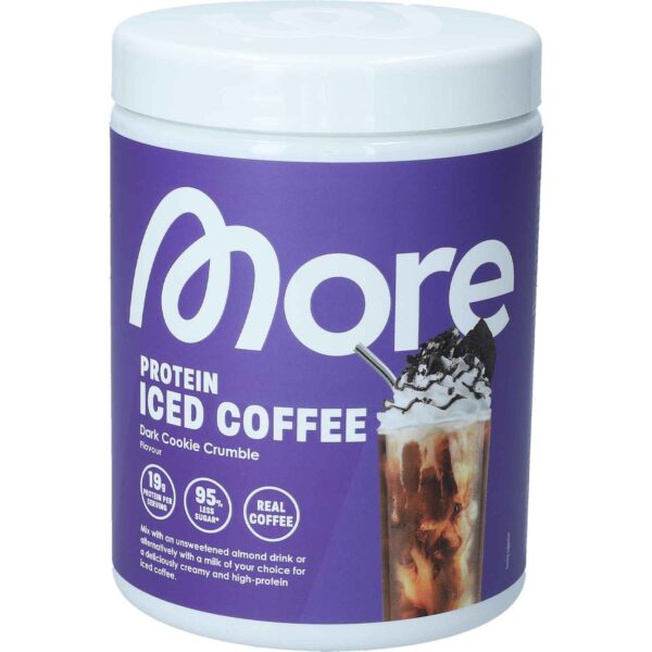 More Protein Iced Coffee Dark Cookie Crumble 300g No1 4446