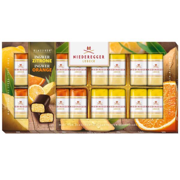 Niederegger Klassiker Ingwer Zitrone Ingwer Orange 200g No1 4641