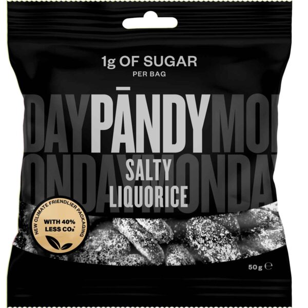 Paendy Salty Liquorice 50g No1 4334