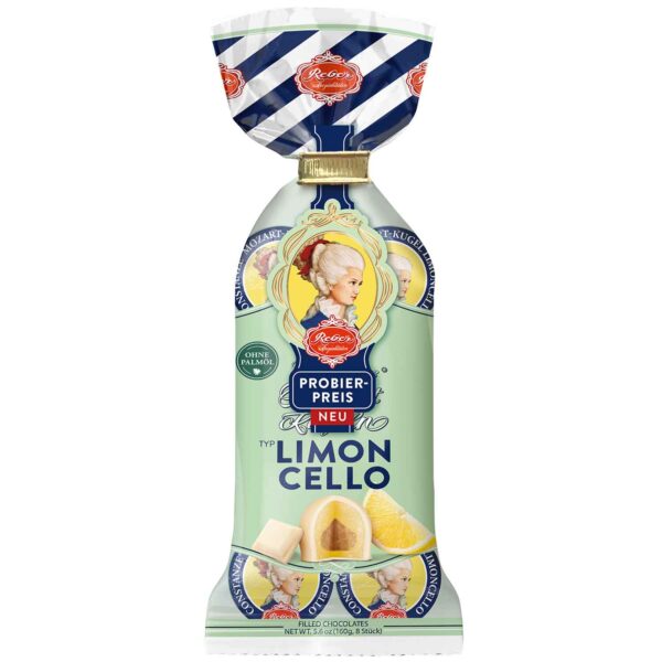 Reber Mozart Kugeln Limoncello 8er No1 5843