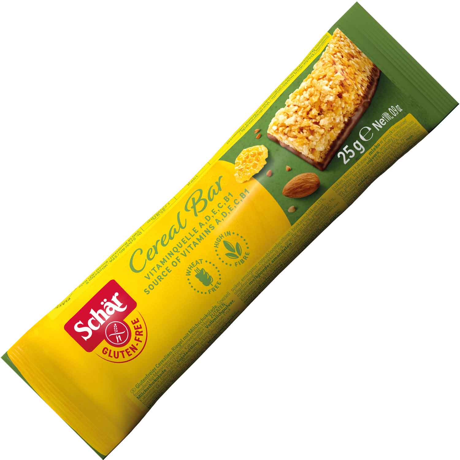 schaer-gluten-free-cereal-bar-25g-no1-0524 Schaer Gluten Free Cereal Bar 25g No1 0524